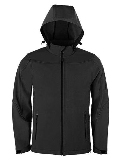 Softshell-Jacke Herren Hooded Soft-Shell