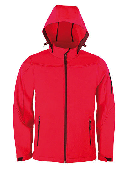 Softshell-Jacke Herren Hooded Soft-Shell