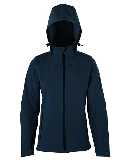 Softshell-Jacke Damen Hooded Soft-Shell