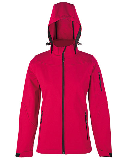 Softshell-Jacke Damen Hooded Soft-Shell