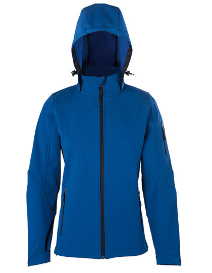 Softshell-Jacke Damen Hooded Soft-Shell