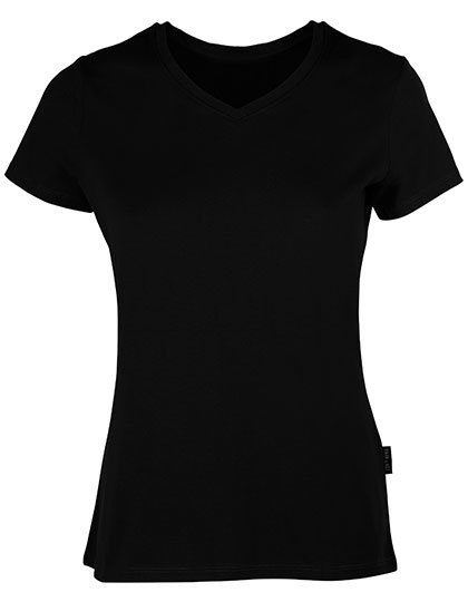 T-Shirt V-Ausschnitt Damen Premium Plus