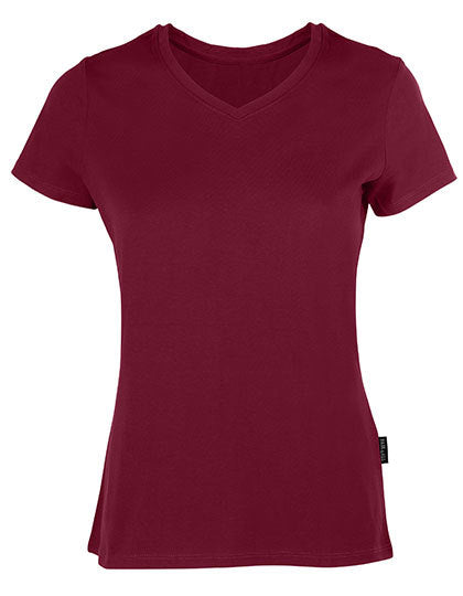 T-Shirt V-Ausschnitt Damen Premium Plus