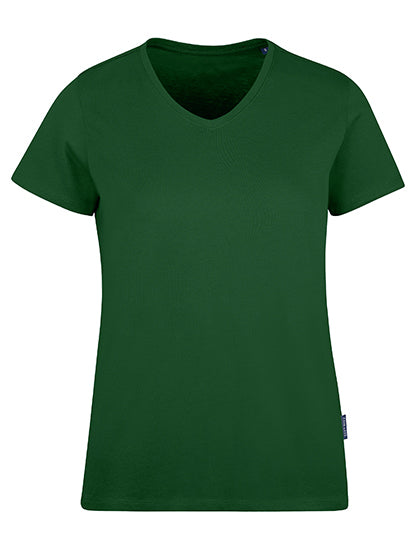 T-Shirt V-Ausschnitt Damen Premium Plus