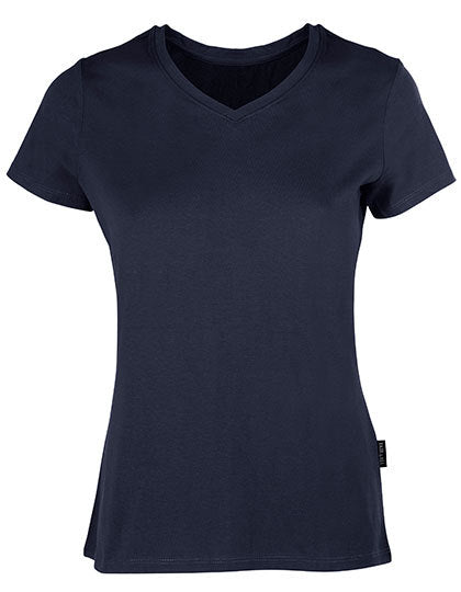 T-Shirt V-Ausschnitt Damen Premium Plus