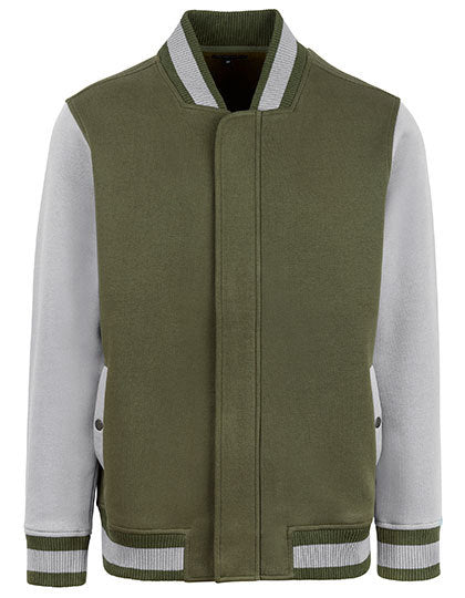 College-Jacke Herren Premium College - Olive