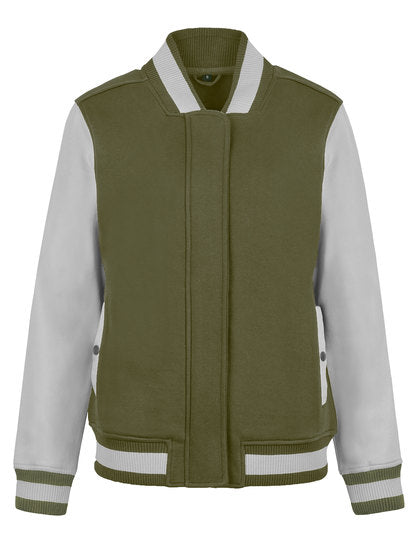 College-Jacke Damen Premium College - Olive
