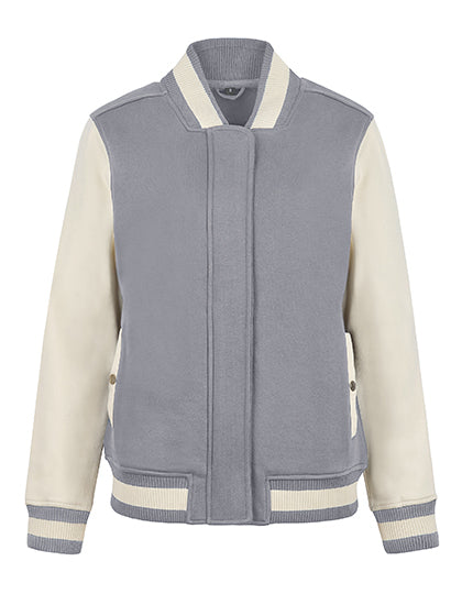 College-Jacke Damen Premium College - Stone