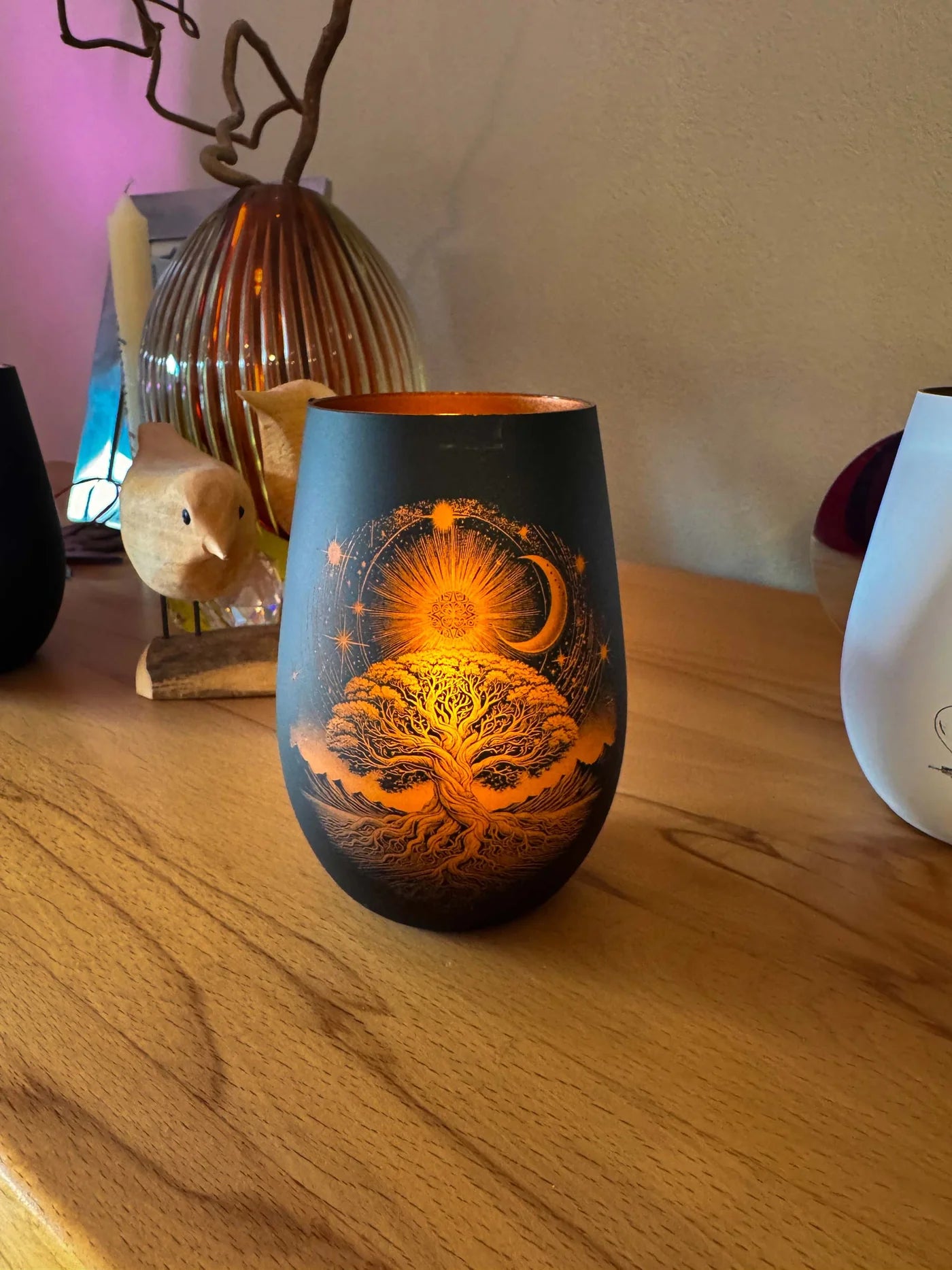 Windlicht - Baum des Lebens