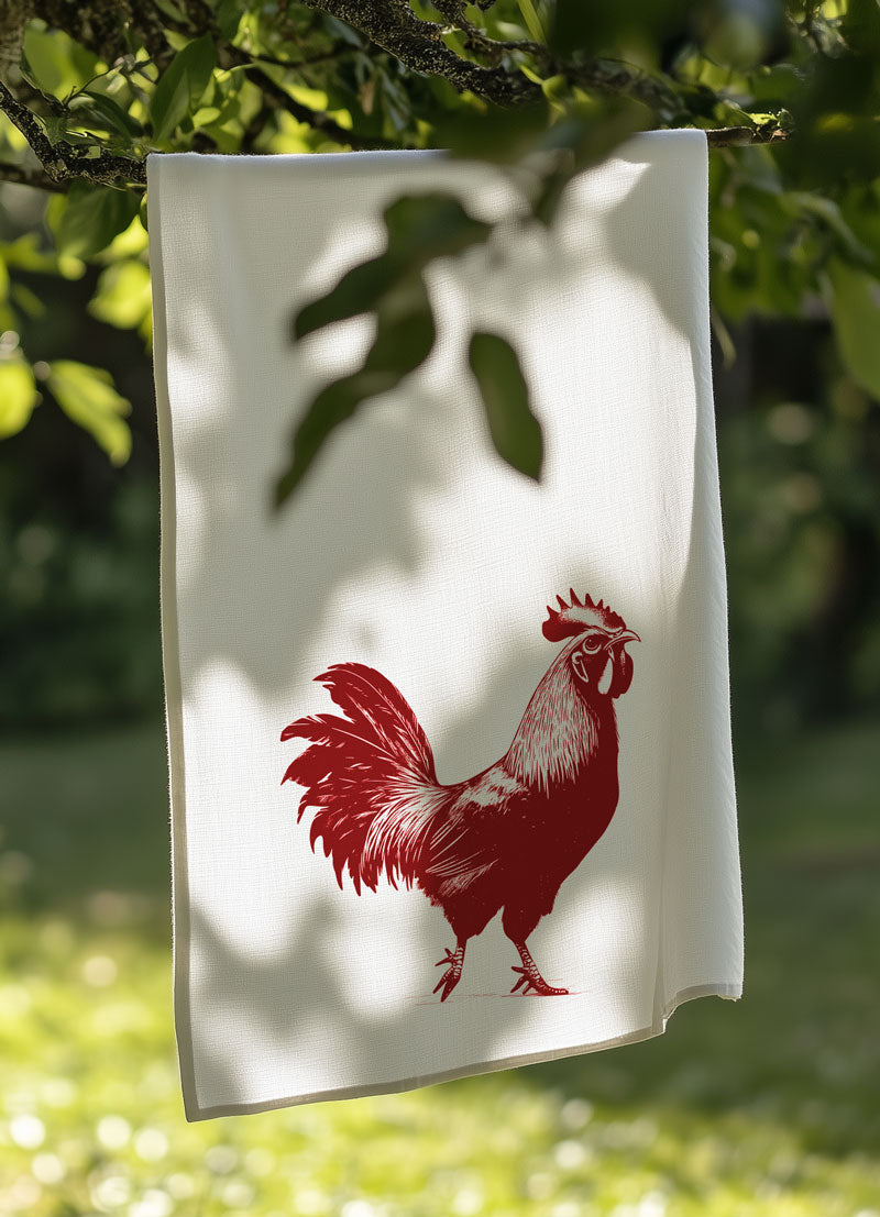 Geschirrtuch - Hahn