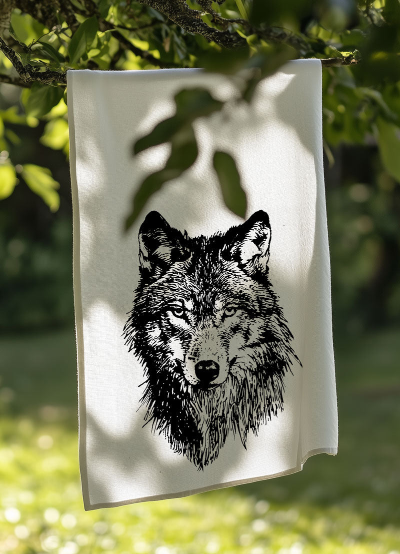 Geschirrtuch - Wolf I