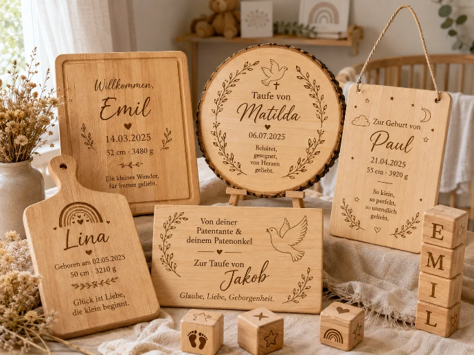 Geschenkidee zu Geburt und Taufe
