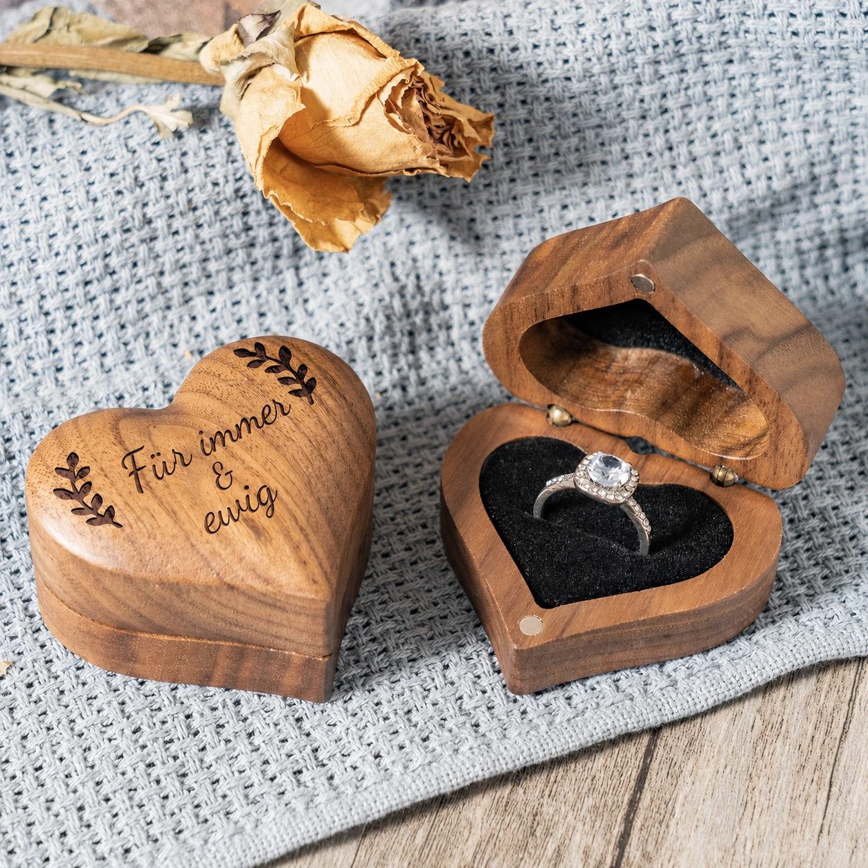 Ringe Box 01 – Personalisiertes Geschenk mit Lasergravur