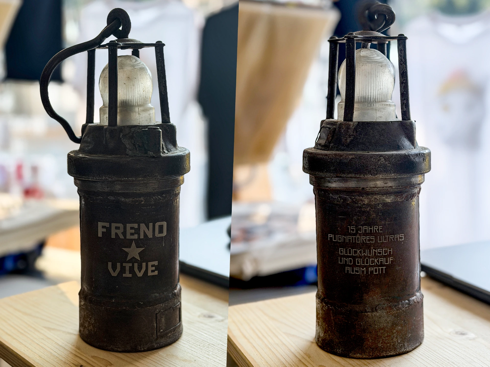 Steigerlampe – Personalisiertes Geschenk mit Lasergravur