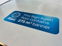 Sign Again® Bodenwerbung – wiederverwendbar 2