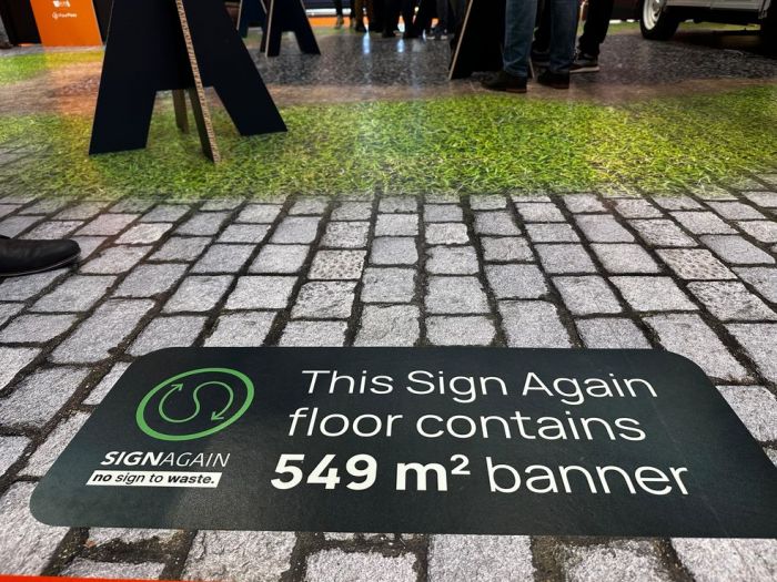 Sign Again® Bodenwerbung – wiederverwendbar 3