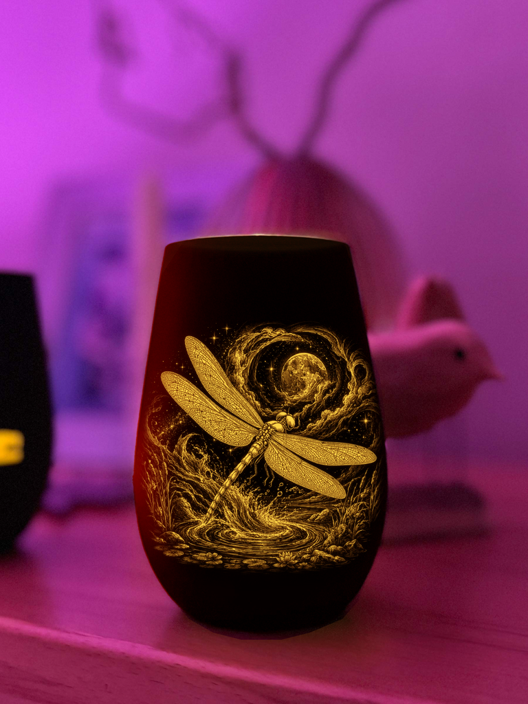 Als Gravur auf dem LiebLicht (Beispiel)