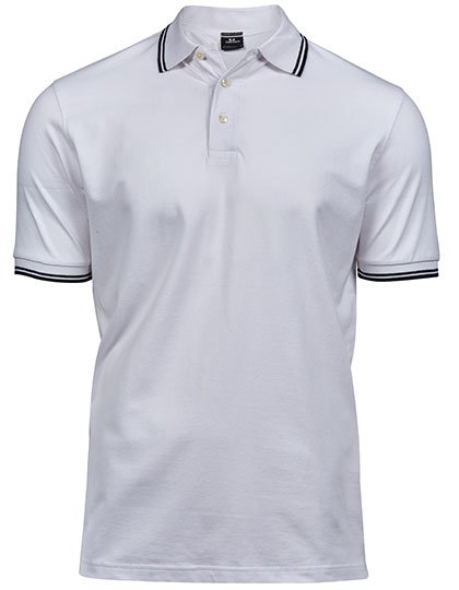 Tee Jays Luxury Stripe Stretch Polo Herren