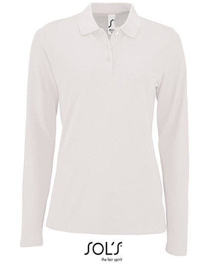 SOL'S Long-Sleeve Piqué Polo Shirt Perfect Damen