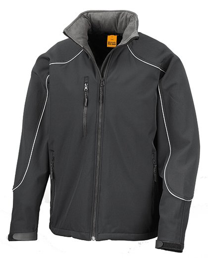Result Workguard Hooded Soft Shell Jacket Herren