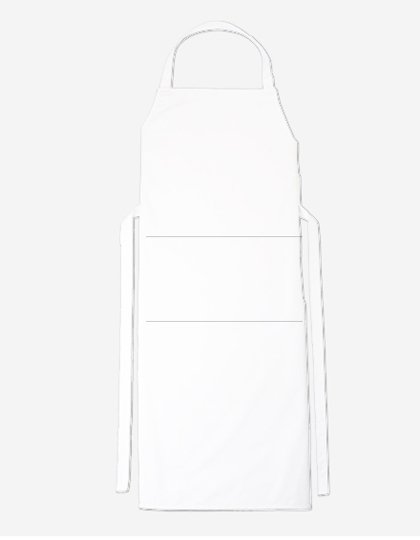 CG Workwear Bib Apron Verona 110 x 75 cm