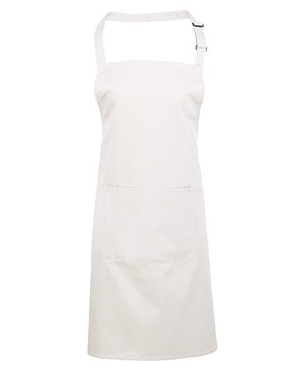 Premier Workwear Colours Collection Bib Apron With Pocket