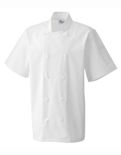 Premier Workwear Short Sleeve Chef's Jacket