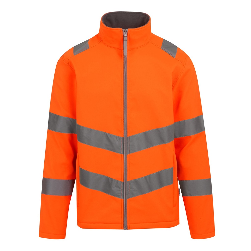 Regatta High Visibility Pro Contract Hi-Vis Ablaze 2L Softshell Jacket Herren