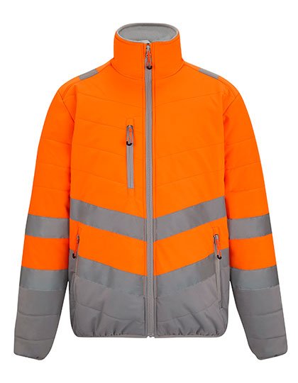 Regatta High Visibility Hi-Vis 2-Tone Thermal Baffle Jacket Herren – RG9430