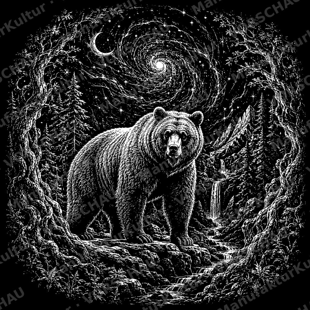 LaserArt – Krafttier Bär „Weltenhüter“