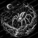 LaserArt – Krafttier Spinne „Sternenweberin“