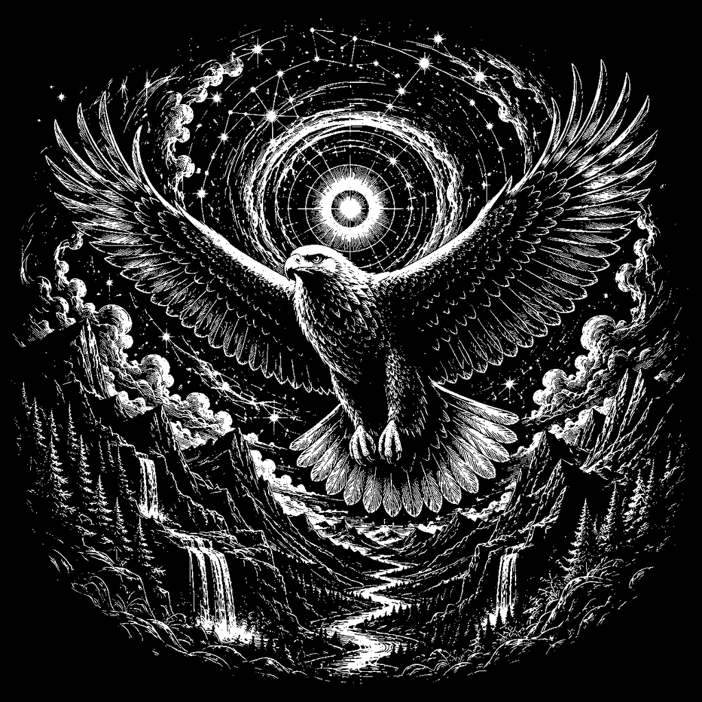 LaserArt – Krafttier Adler „Himmelsauge“