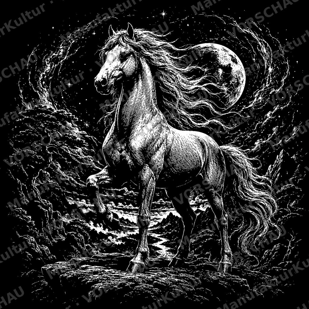 LaserArt – Krafttier Pferd „Windseele“