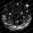 LaserArt – Sterntaler „Sternenwunder“