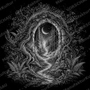 LaserArt – Nebelportal „Zwischen den Welten“