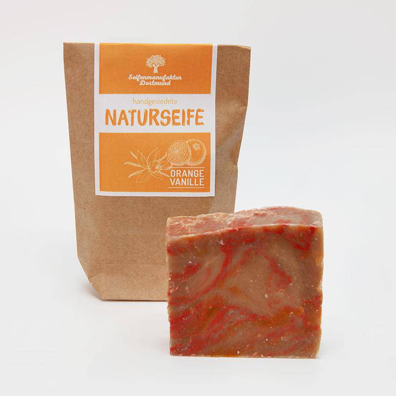 Naturseife Orange + Vanille
