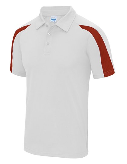 Just Cool Contrast Cool Polo Herren