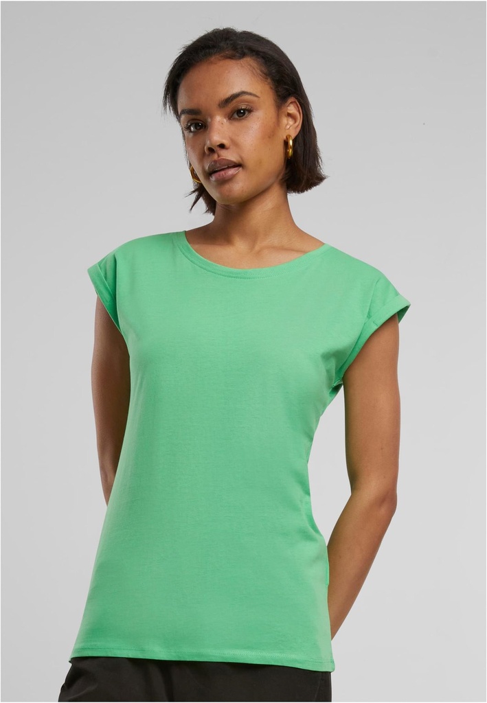 Build Your Brand Ladies Extended Shoulder Tee