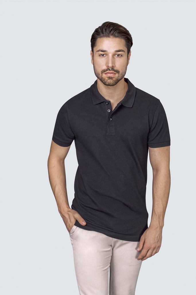 HRM Heavy Stretch Polo Herren