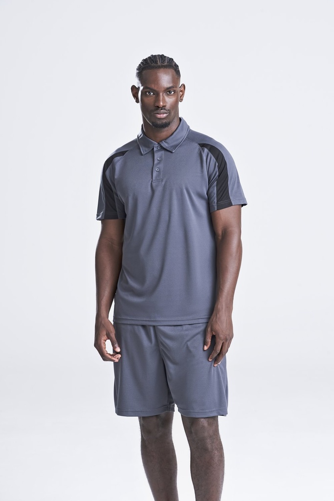 Just Cool Contrast Cool Polo Herren