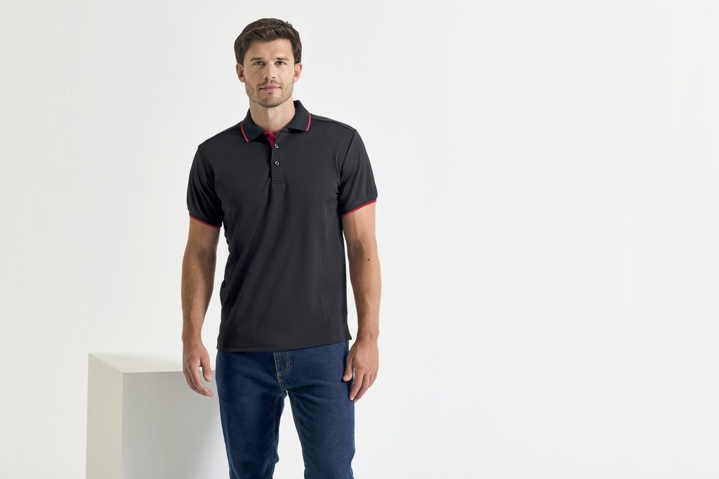 Premier Workwear Contrast Coolchecker® Polo Herren