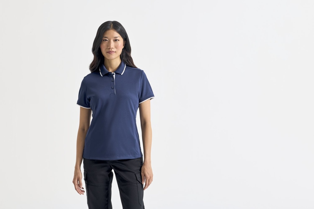 Premier Workwear Contrast Coolchecker® Polo Damen
