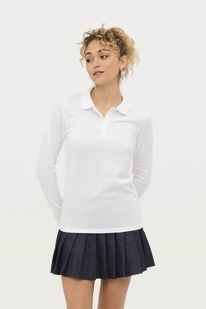 SOL'S Long-Sleeve Piqué Polo Shirt Perfect Damen