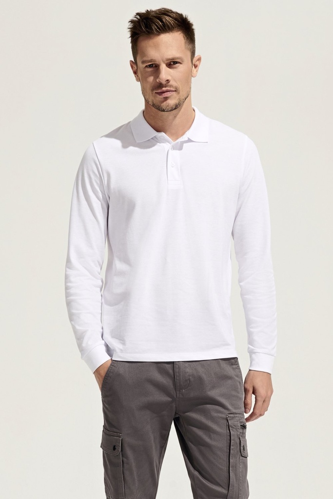 SOL'S Long Sleeve Polycotton Polo Shirt Unisex