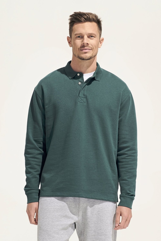 SOL'S Polo Collar Sweatshirt Heritage Unisex