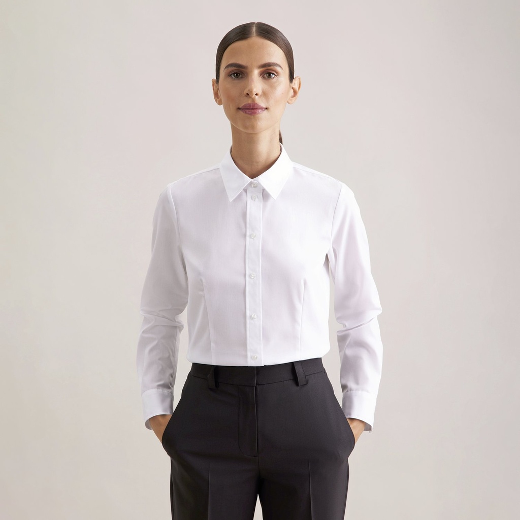 Seidensticker Blouse Regular Fit Oxford Longsleeve Damen – SN080660