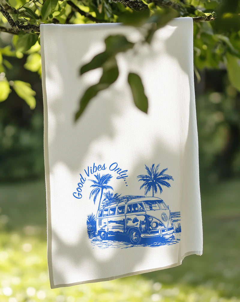Geschirrtuch - Good Vibes Only - Camper