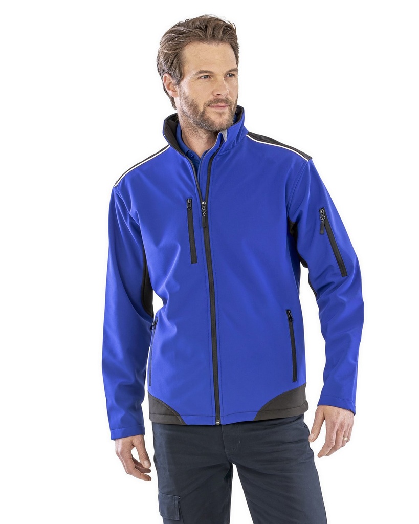 Result Workguard Ripstop Soft Shell Workwear Jacket With Cordura Panels Herren