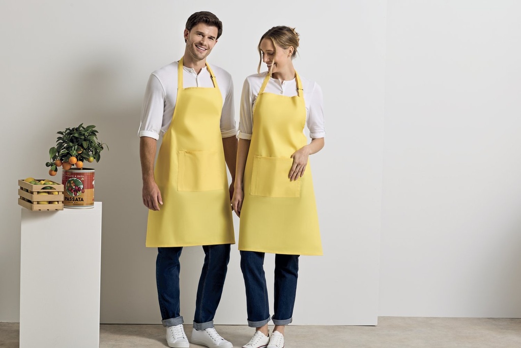 Premier Workwear Colours Collection Bib Apron With Pocket