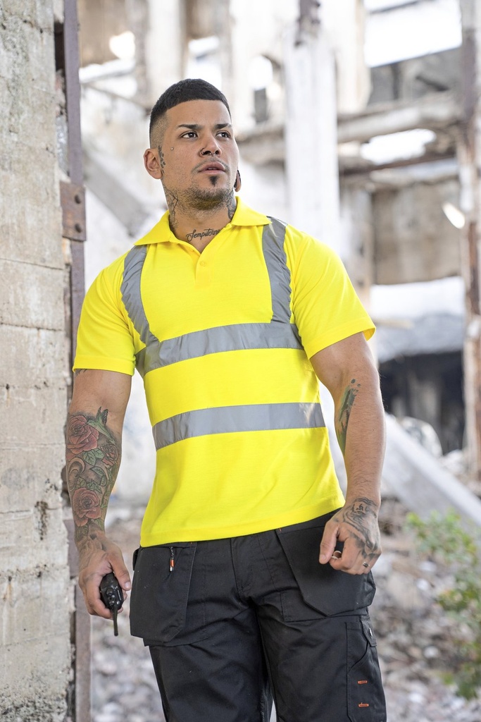 Korntex Hi-Vis Basic Polo Shirt Liverpool Herren